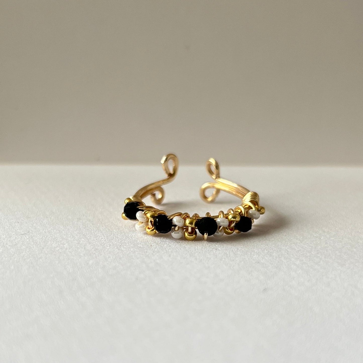 Anillo Miriam - Negro