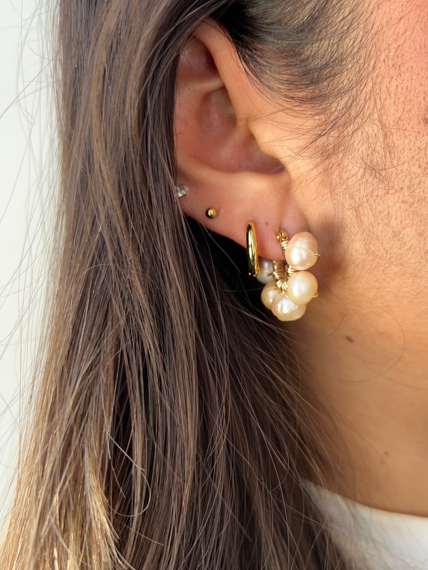 Arracadas Julia - Blanco