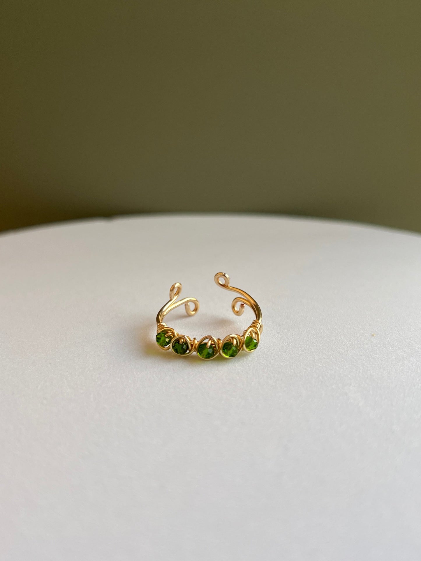 Anillo Pilar - Verde