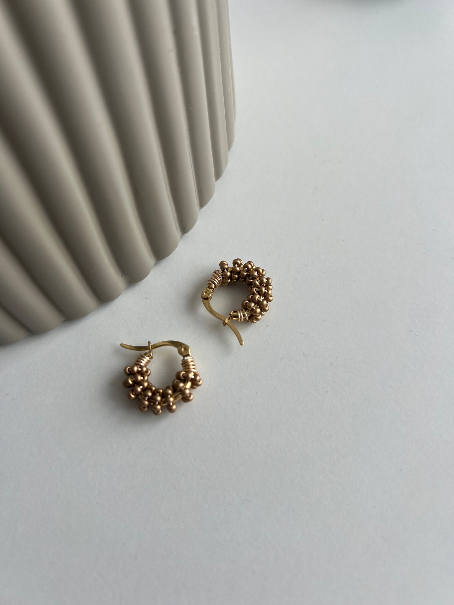 Arracadas Lúa - Dorado