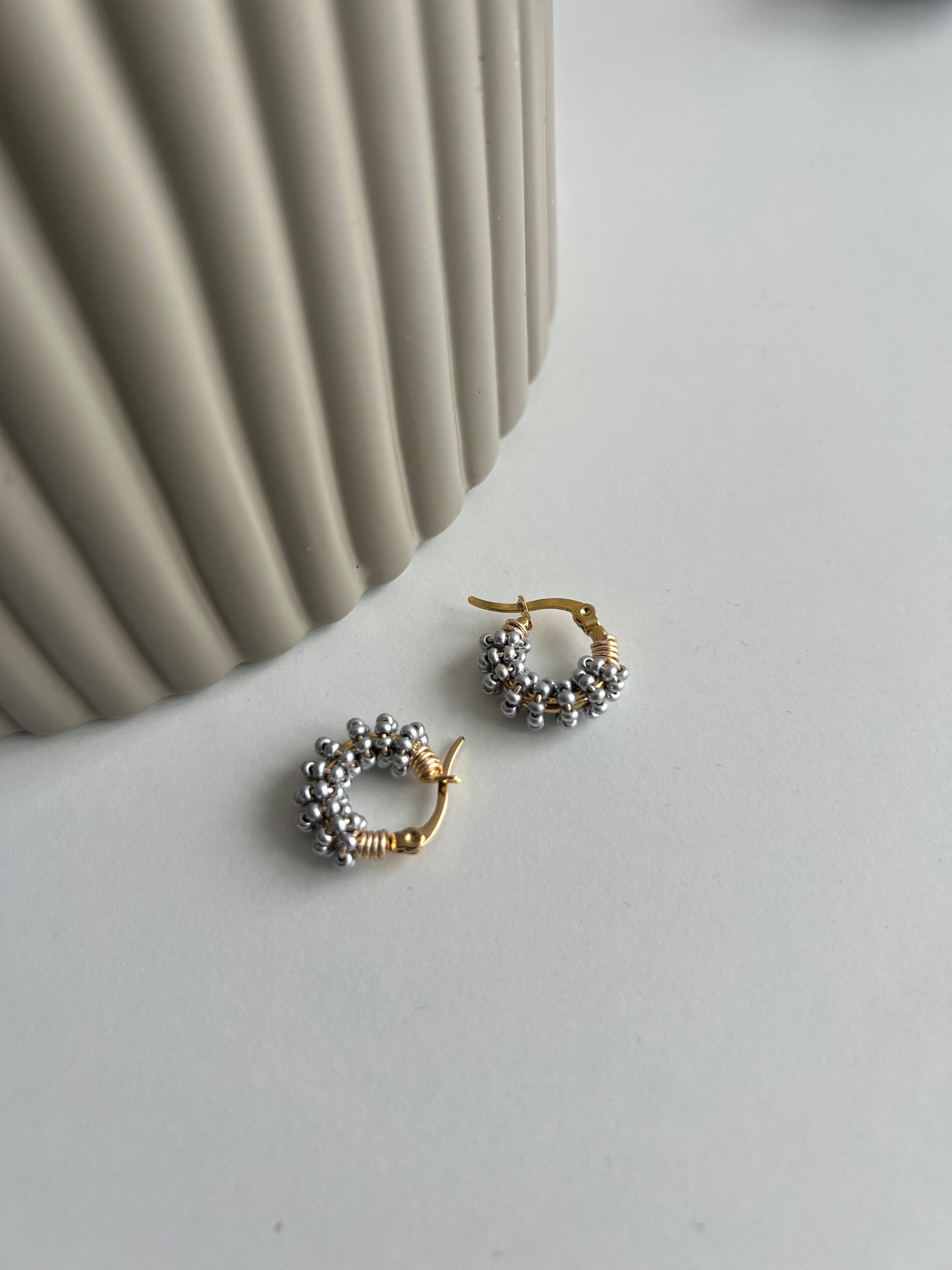 Arracadas Lúa - Plateado