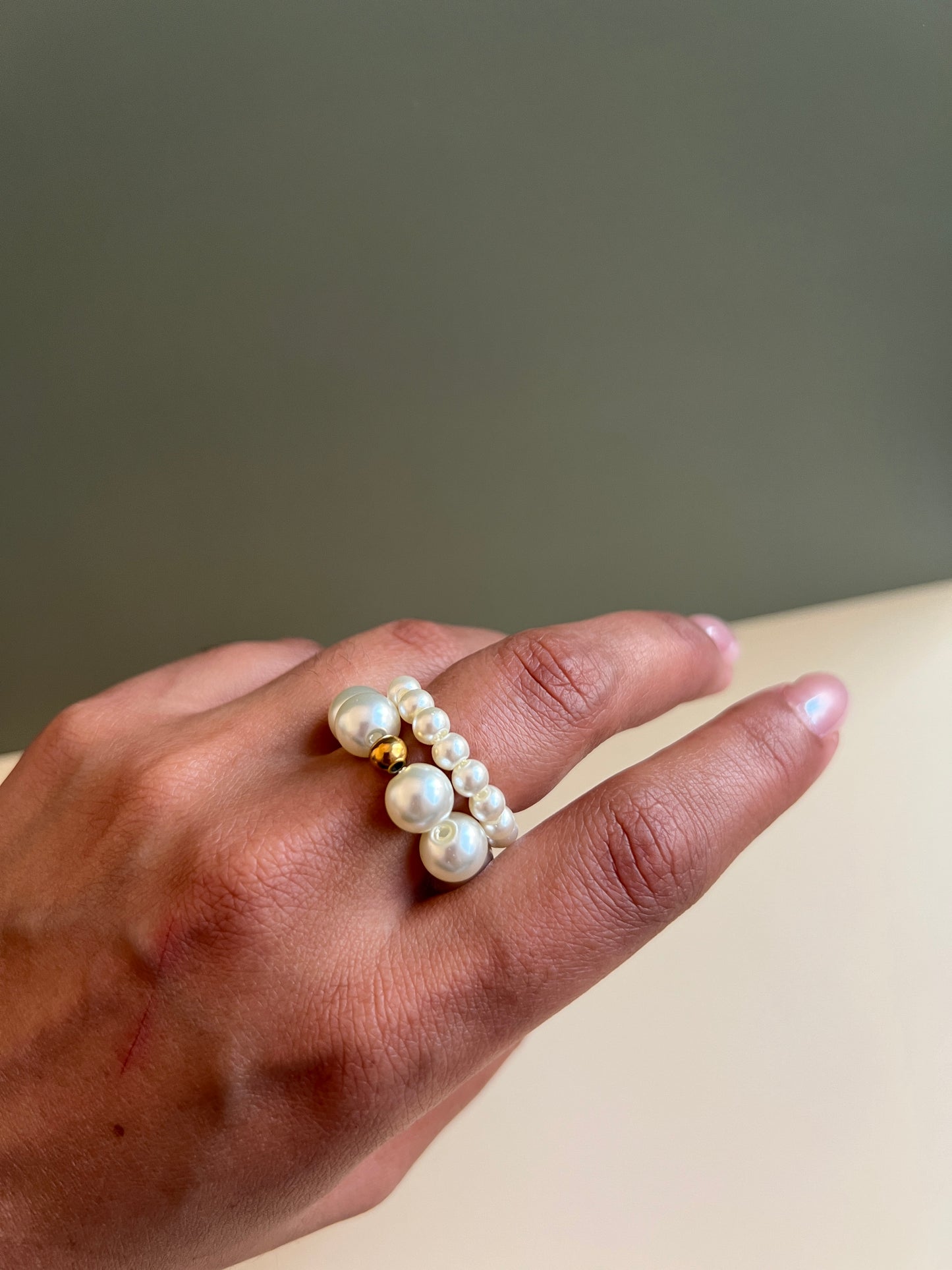 Kit anillos Alejandra - Perla