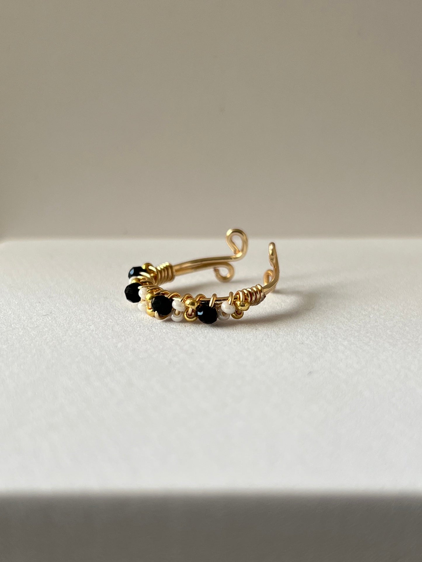 Anillo Miriam - Negro