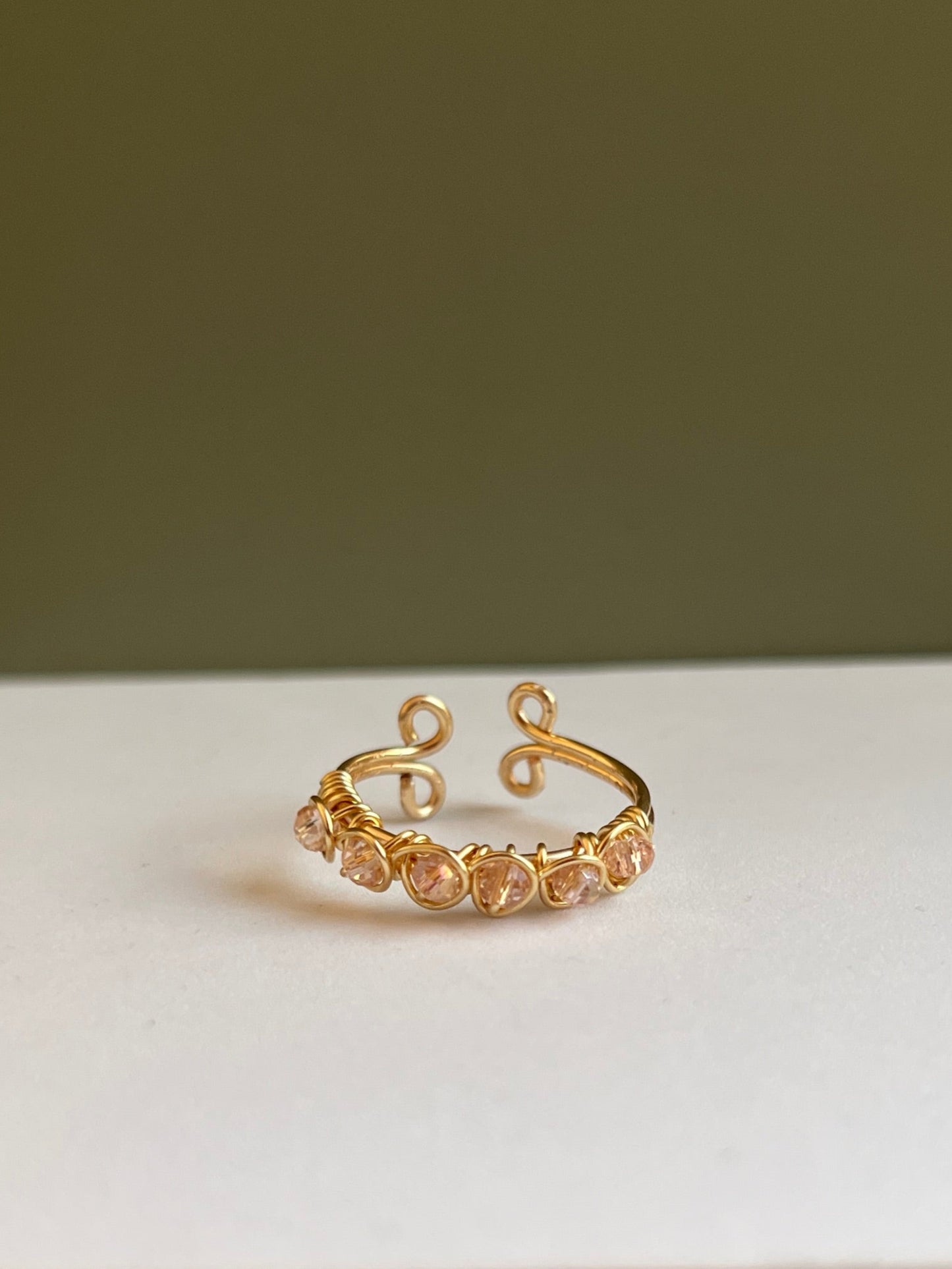 Anillo Pilar - Rosa