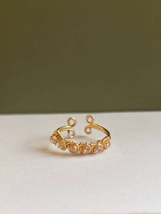 Anillo Pilar - Rosa