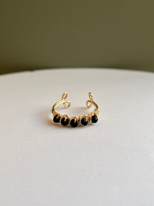 Anillo Pilar - Negro