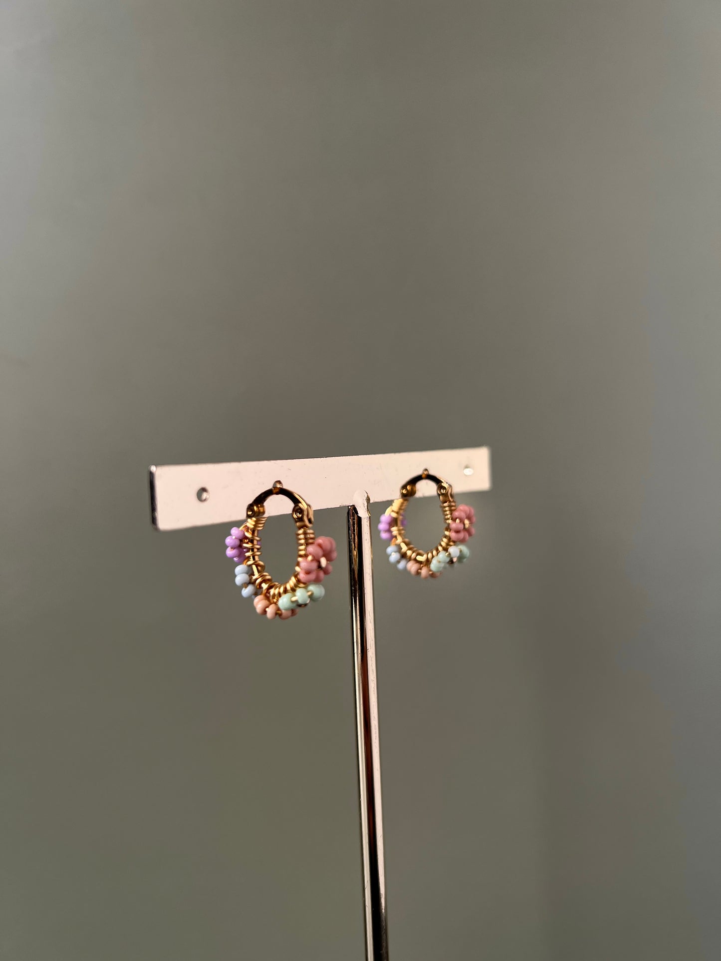 Arracadas Florencia Mini - Pastel