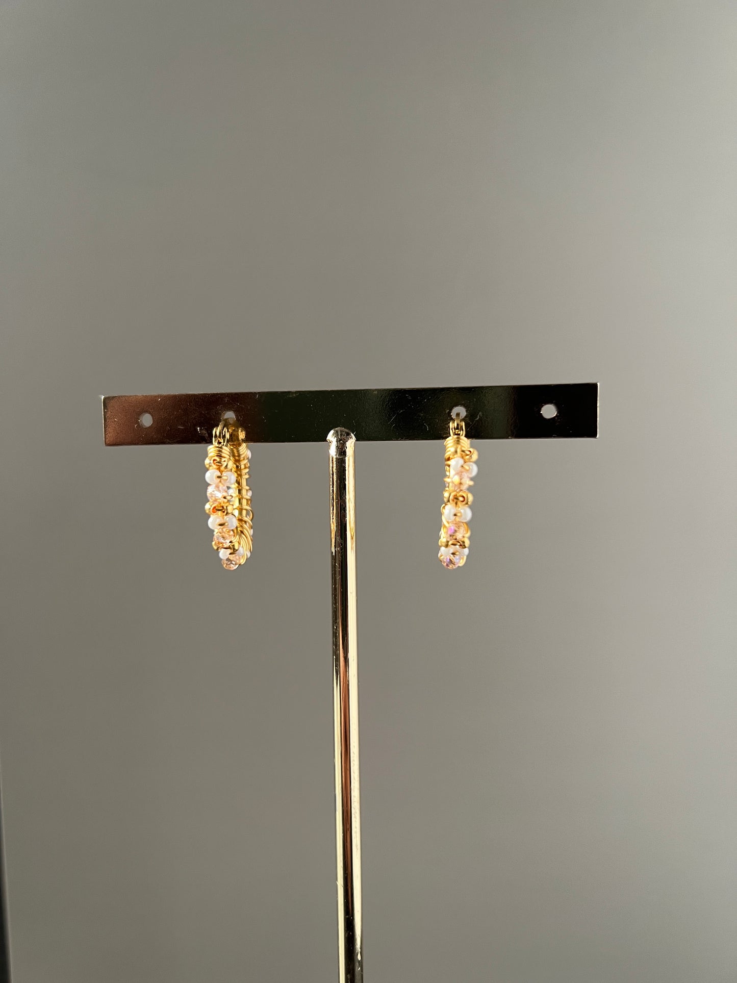 Arracadas Miriam - Rosa