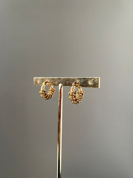 Arracadas Lúa - Dorado