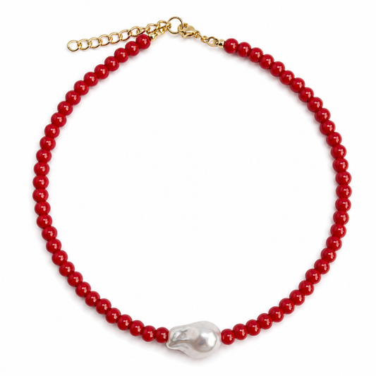 Choker Ana - Rojo