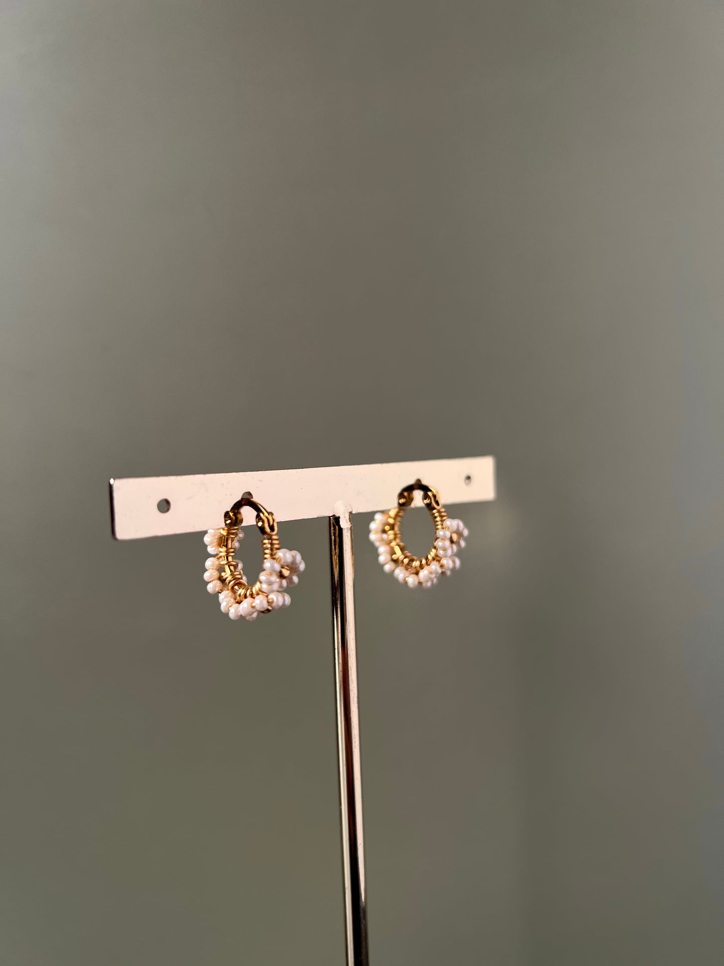 Arracadas Florencia Mini - Perla