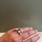 Kit anillos Alejandra  - Plateado