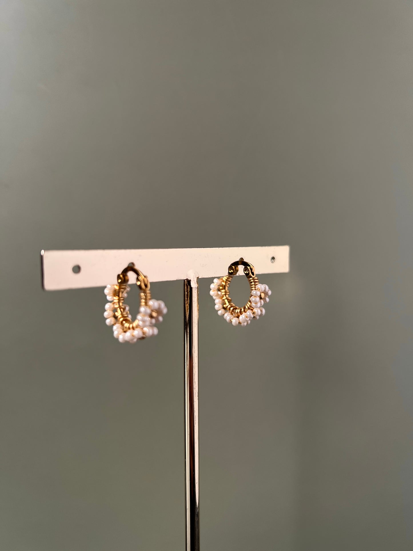 Arracadas Florencia Mini - Perla