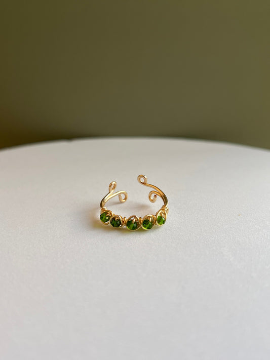 Anillo Pilar - Verde