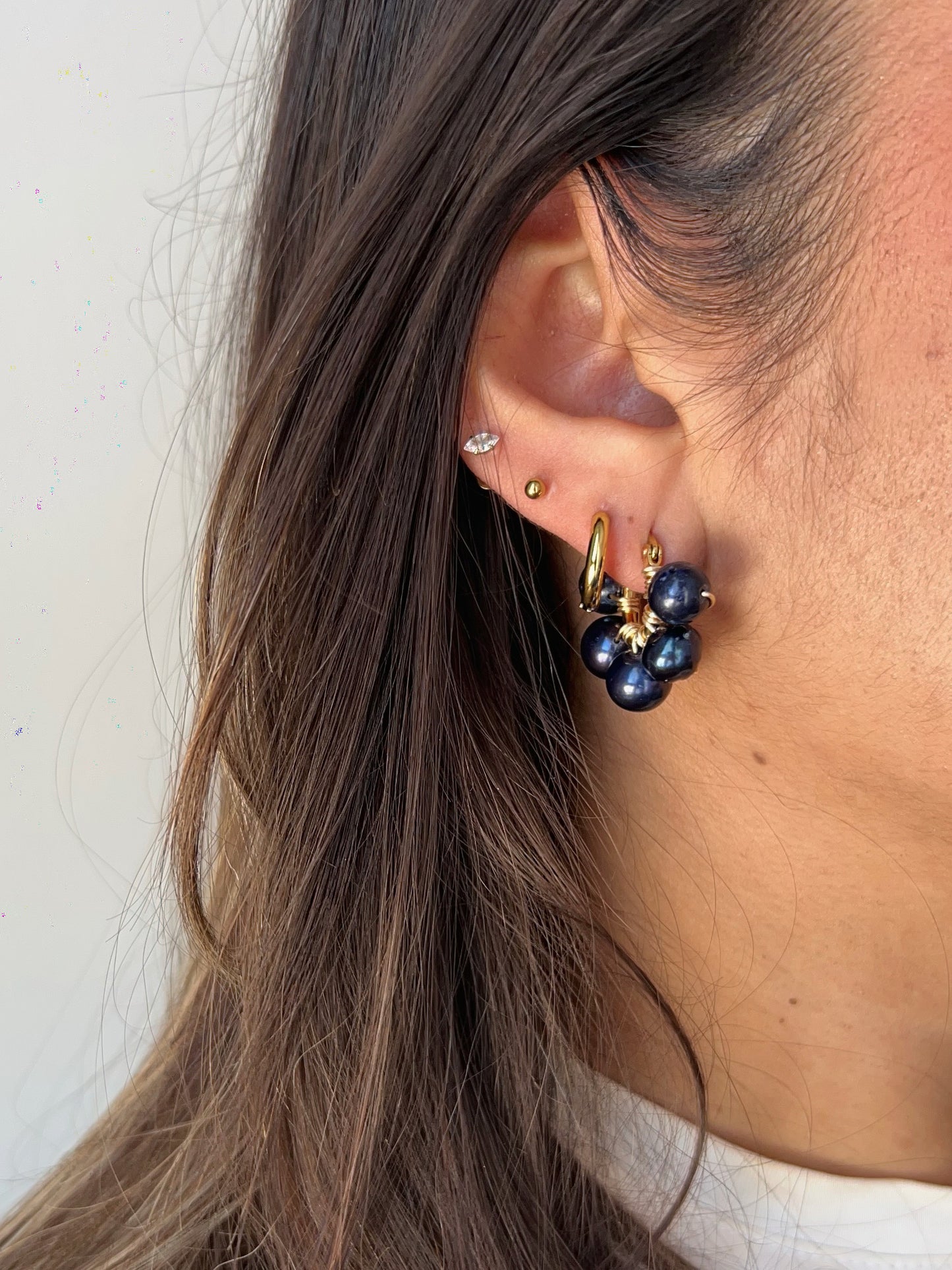 Arracadas Julia - Negro