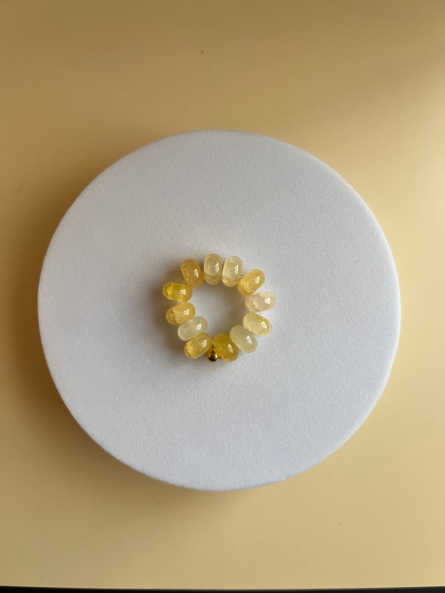 Anillo Paulina - Amarillo
