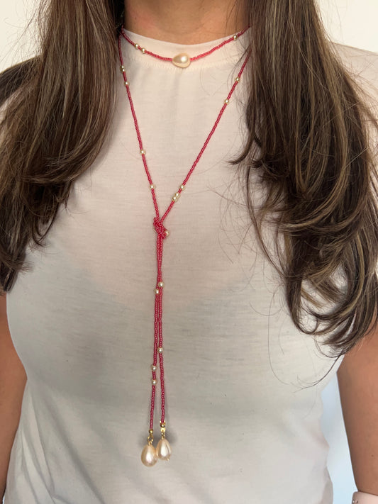 Collar Paulette - Rojo
