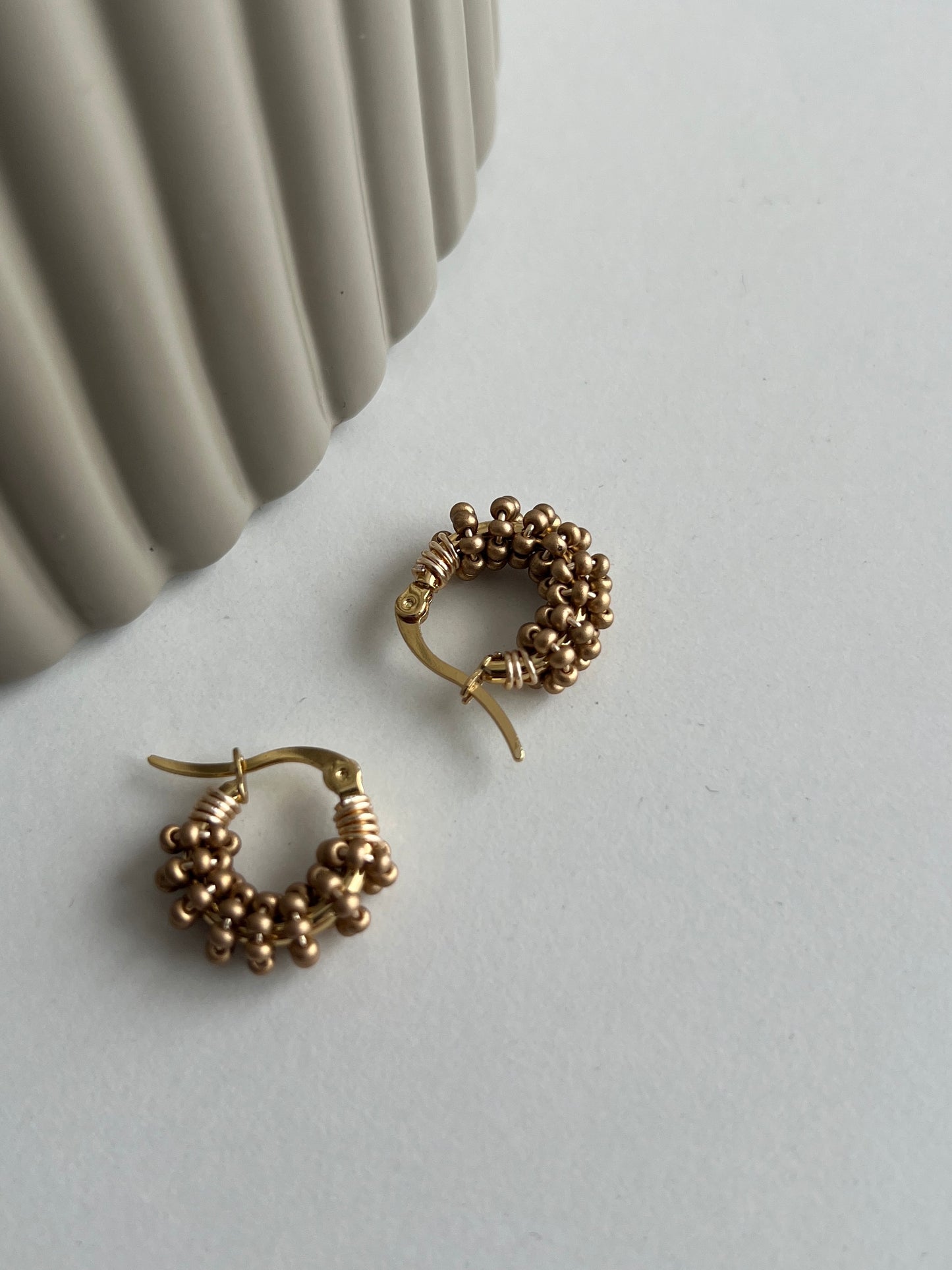 Arracadas Lúa - Dorado