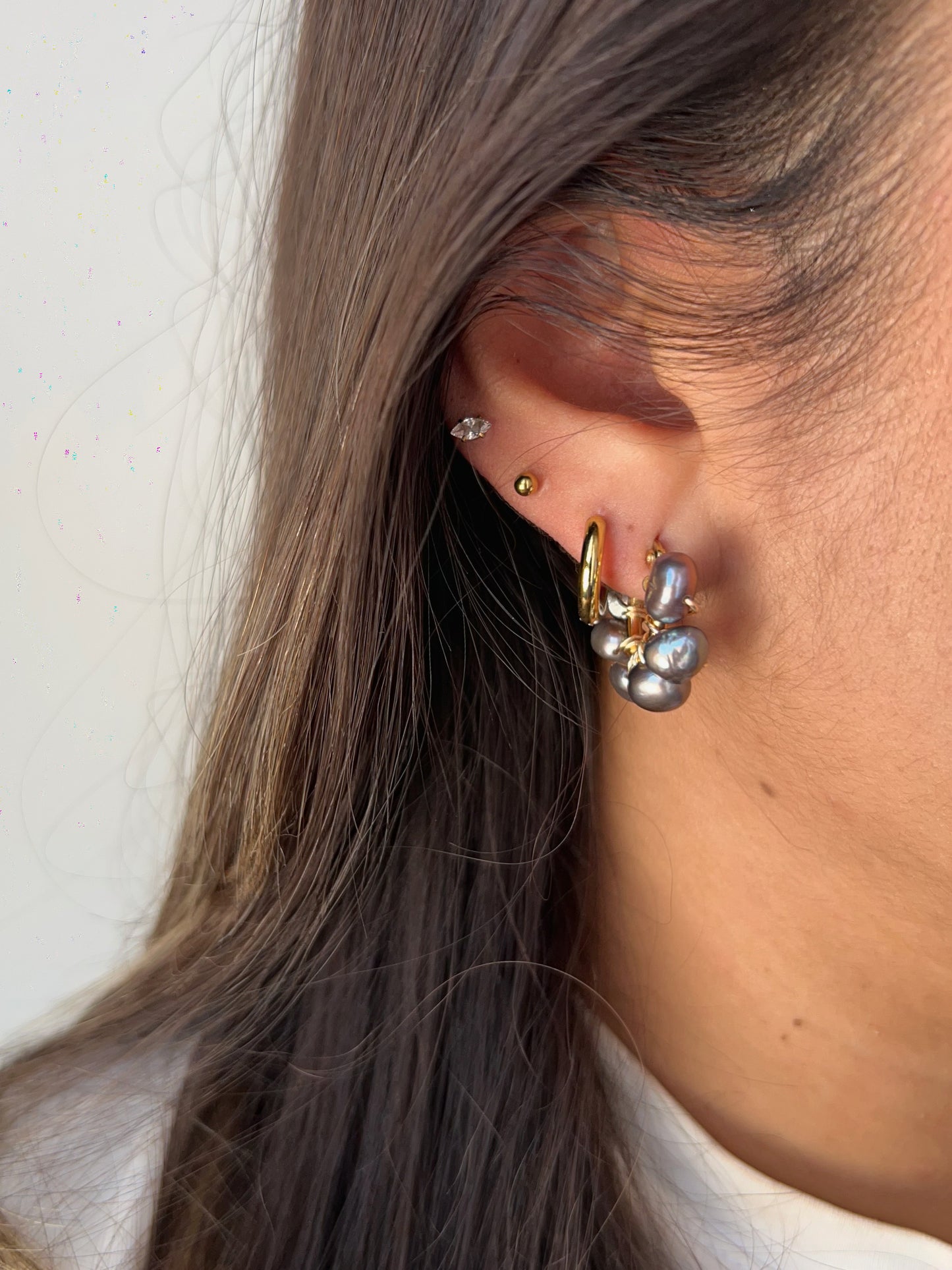 Arracadas Julia - Plateado