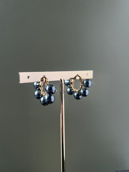 Arracadas Julia - Negro