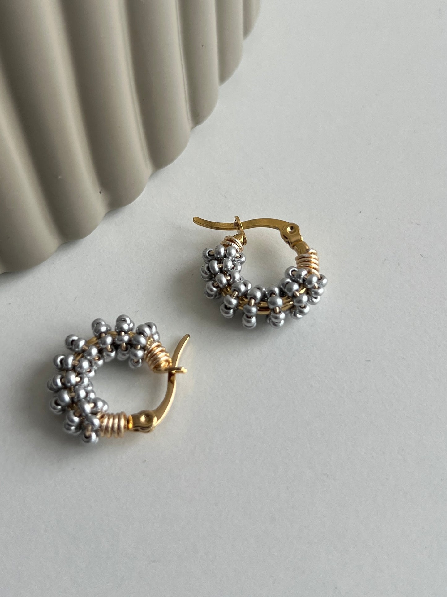 Arracadas Lúa - Plateado