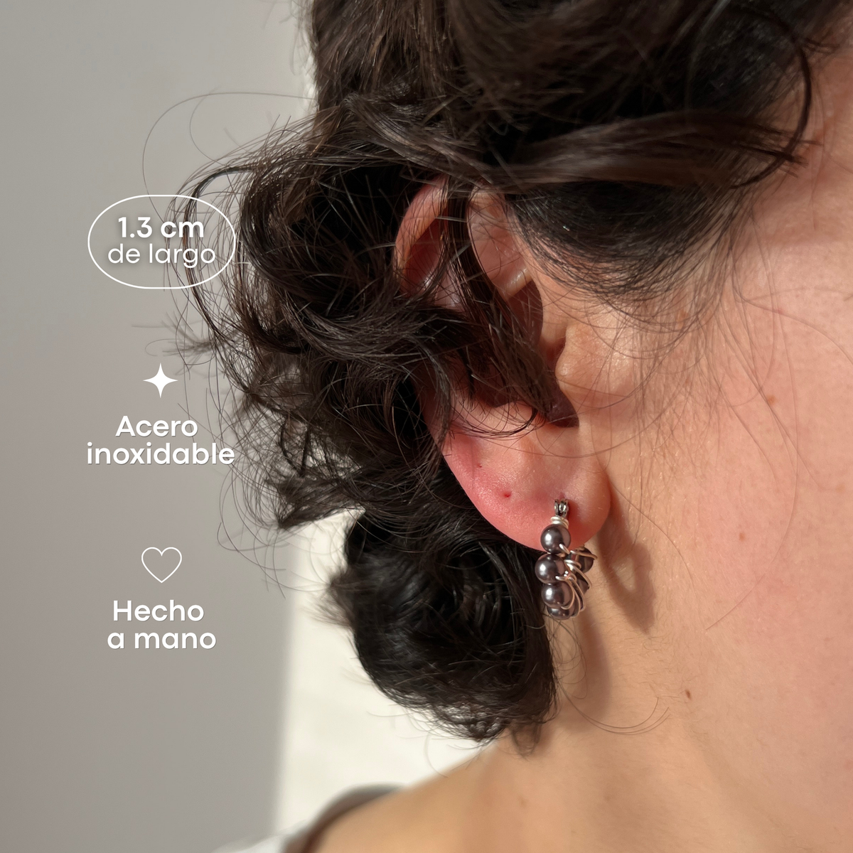 Arracadas Julieta - Negro