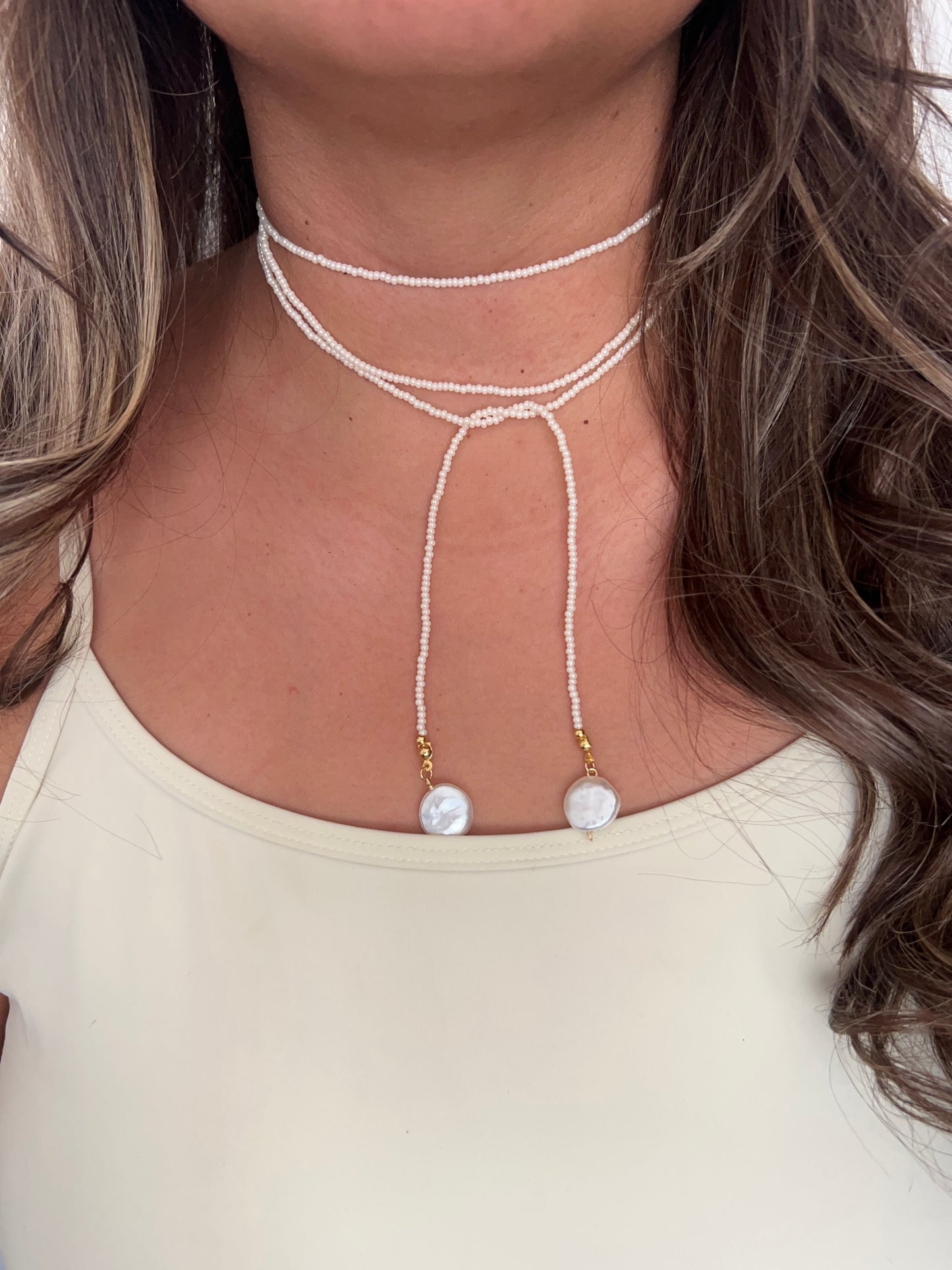 Collar Nia - Perla
