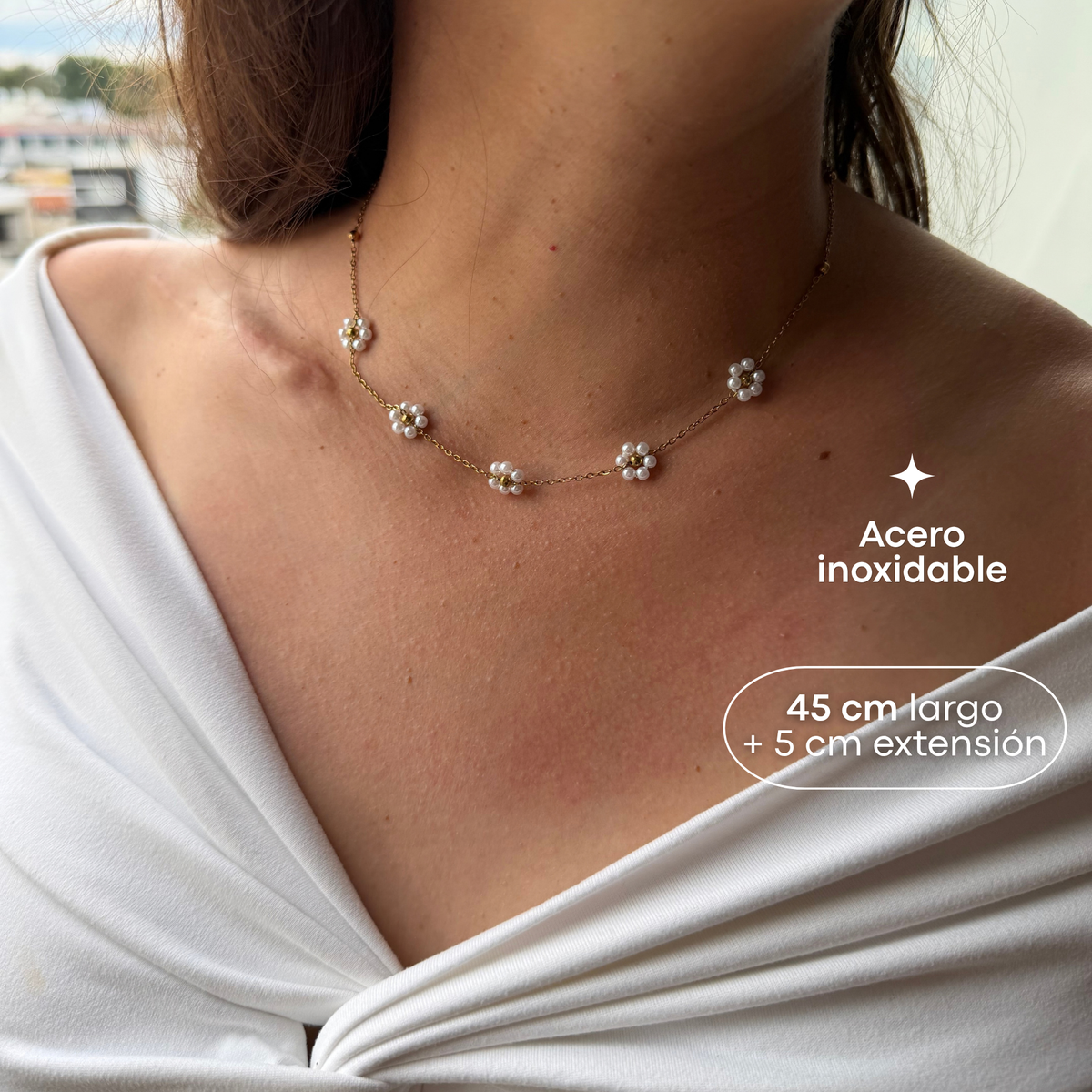Collar Florencia - Perla