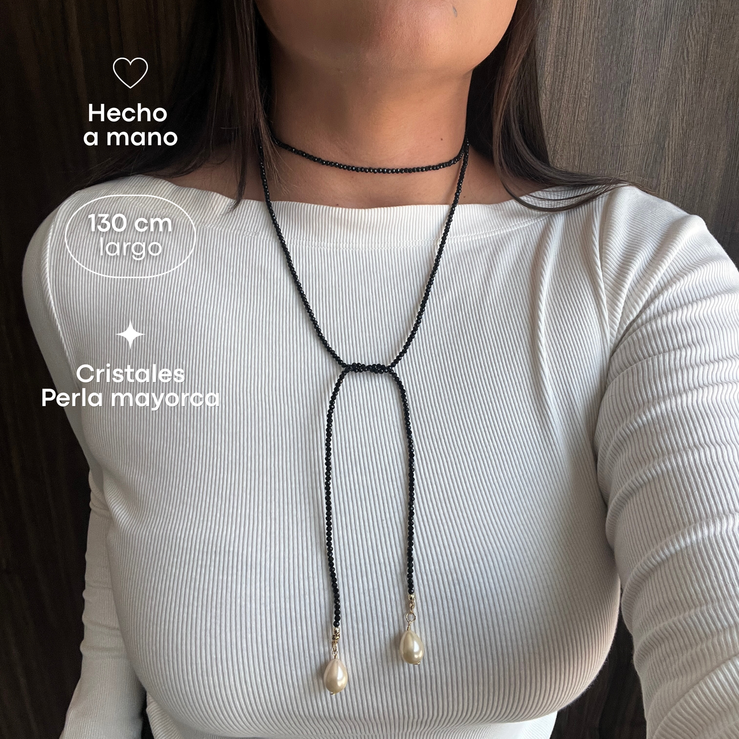 Collar Mia - Negro