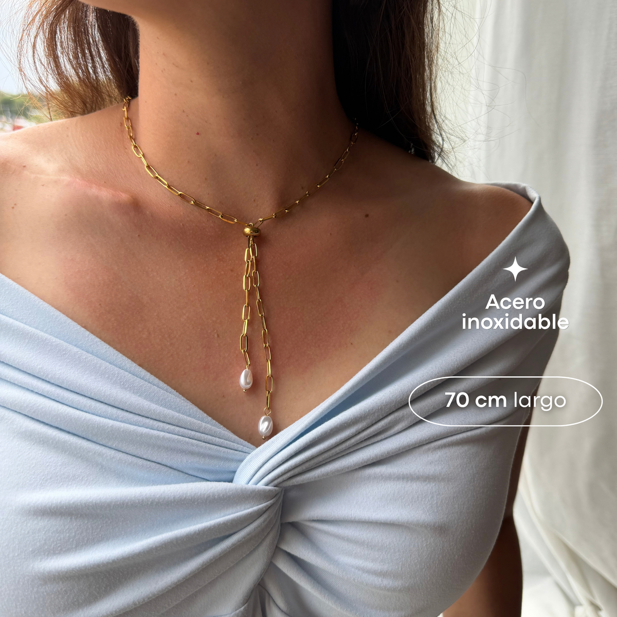 Corbatín Alexa - Dorado