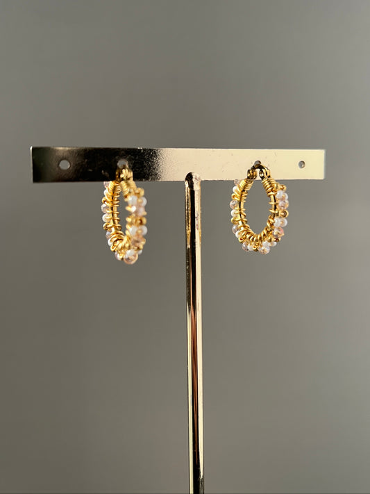 Arracadas Miriam - Rosa