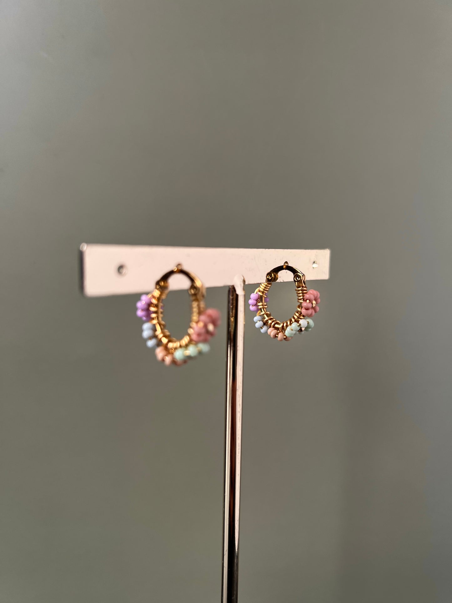 Arracadas Florencia Mini - Pastel