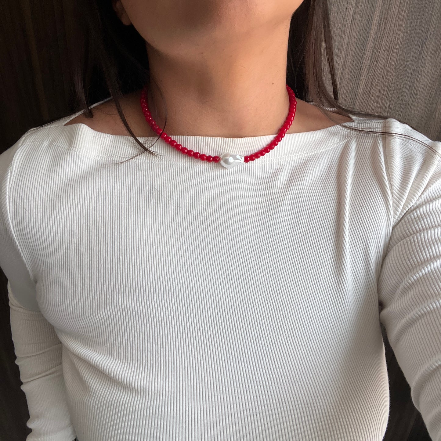Choker Ana - Rojo