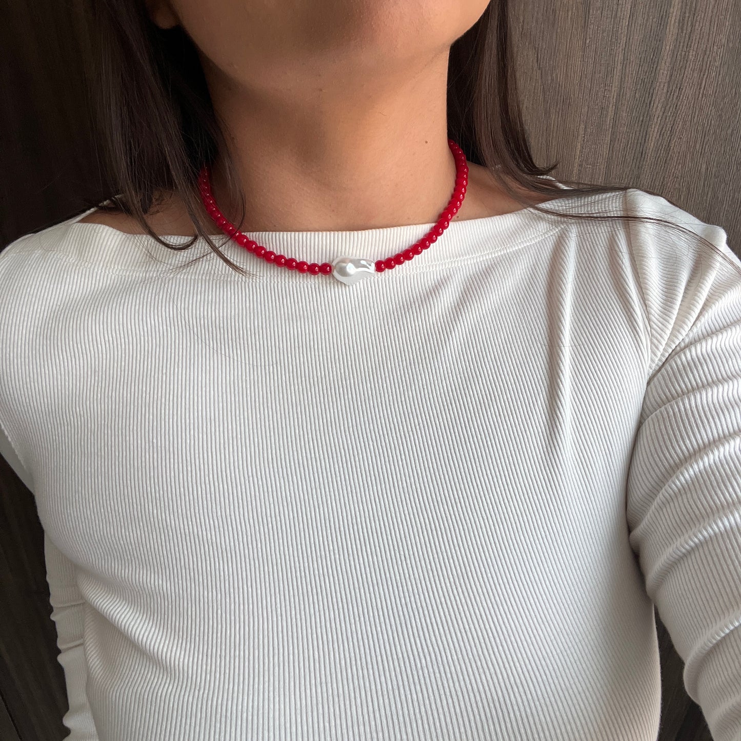 Choker Ana - Rojo