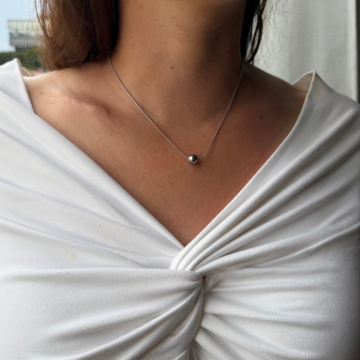 Collar Andrea - Plateado