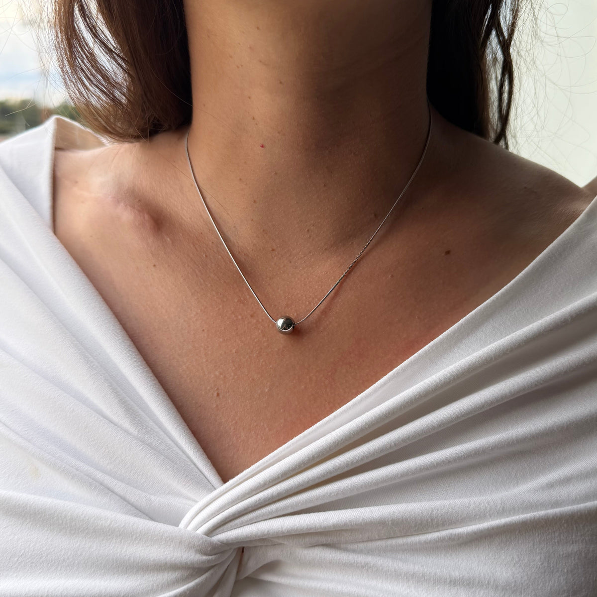Collar Andrea - Plateado