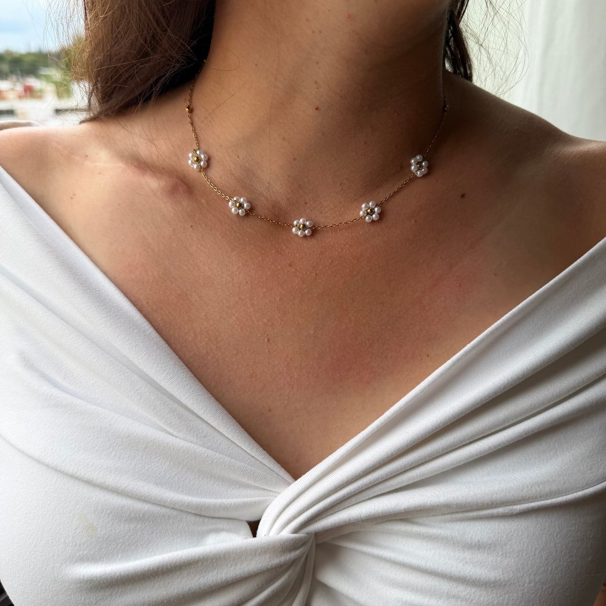 Collar Florencia - Perla