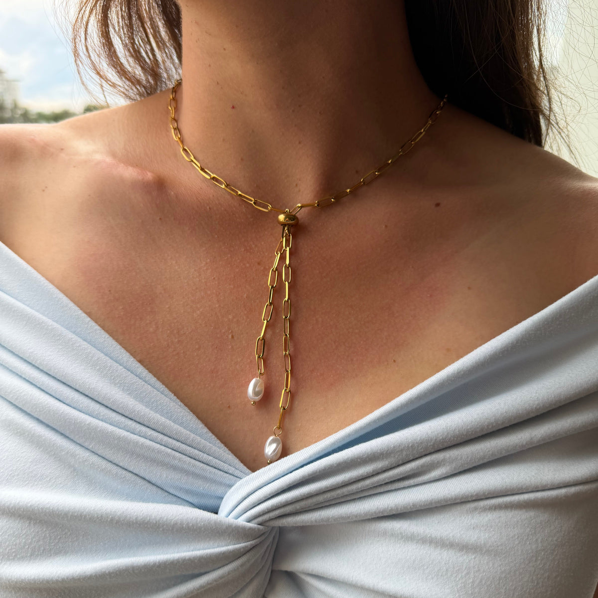 Corbatín Alexa - Dorado