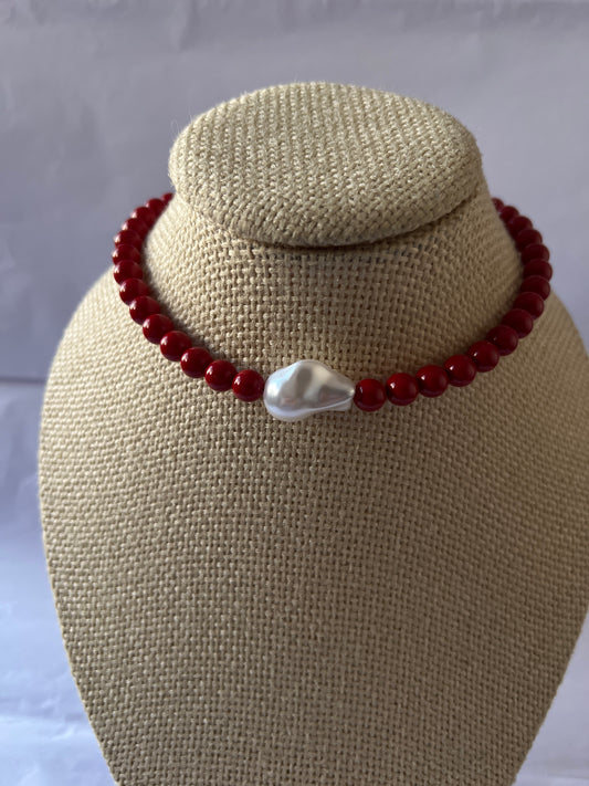 Choker Ana - Rojo